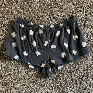 Forever 21 Kitten Pajama Shorts